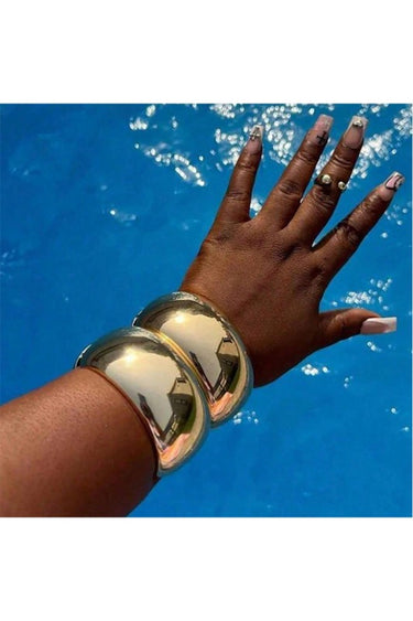 Liquid Gold Cuff Set