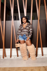 Cozy Crush Plaid Top