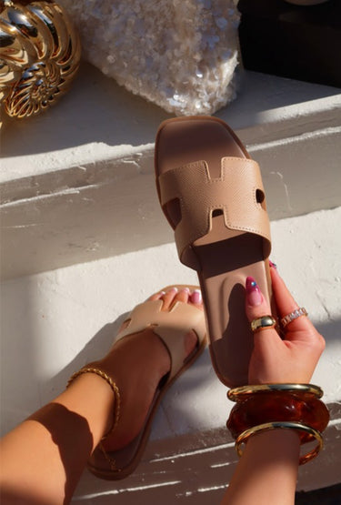 Soft Life Luxe Slides Nude