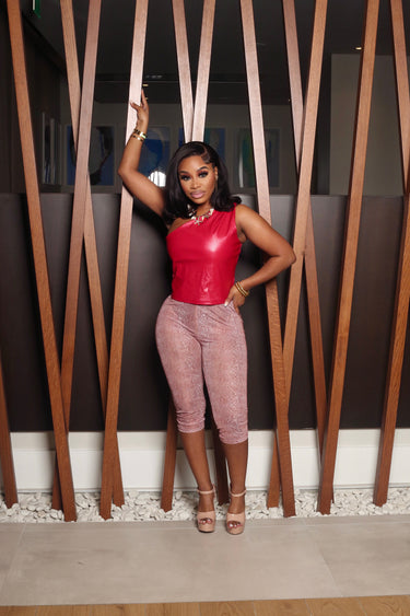 Rich Rebel Capri Set Red S