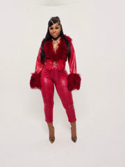 Rouge Ricci Fur Set