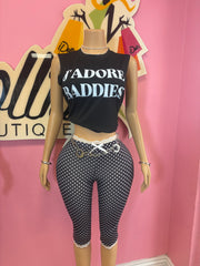 J’Adore Baddie Crop Top-Black