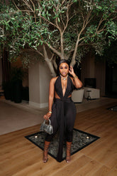 Goddess Wrap Jumpsuit