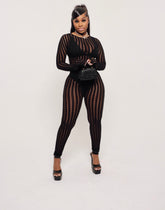Midnight Muse Sheer Jumpsuit