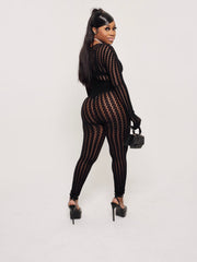 Midnight Muse Sheer Jumpsuit