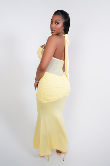 Lemon Luxe Maxi Dress