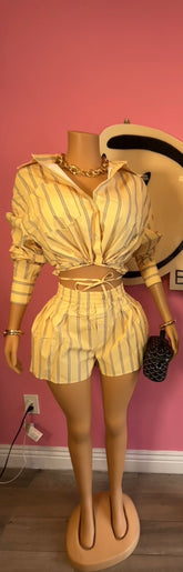 Buttercream Breeze Short Set