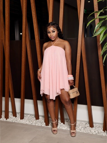 Blush Serenity Mini Dress Pink