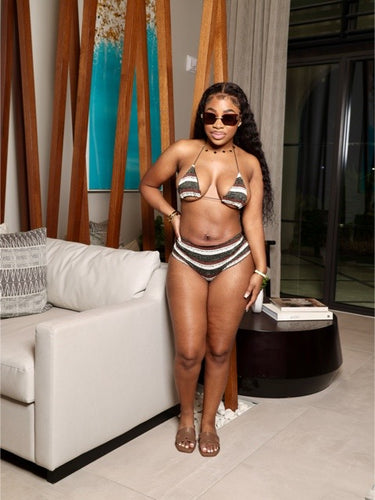 Desert Heat Bikini Set Brown