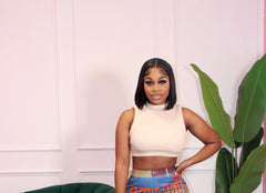 Nude Crop Top