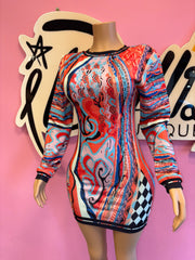 Bold Essence Mesh Mini Dress