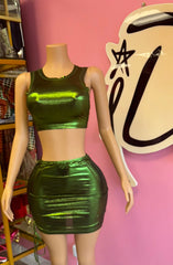 Emerald Glow Two-Piece Set