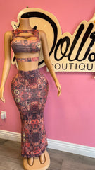 Heatwave Cutout Maxi Set