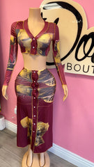 Golden Aura Two-Piece Set