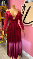 Scarlet Seduction Maxi Dress
