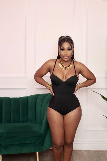 Sculpted Bodysuit S Black