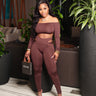 Soft Power Cutout Set Brown L