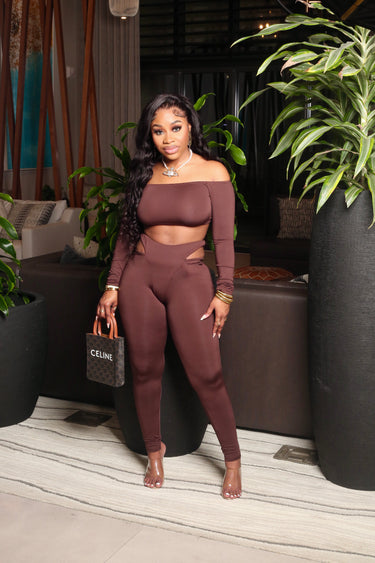Soft Power Cutout Set Brown L
