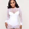 Ying Yang Mesh Set White One size