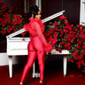 Red Carpet Affair Jumper Set Red M
