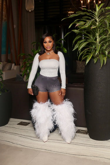 Spotted & Snatched Set White L