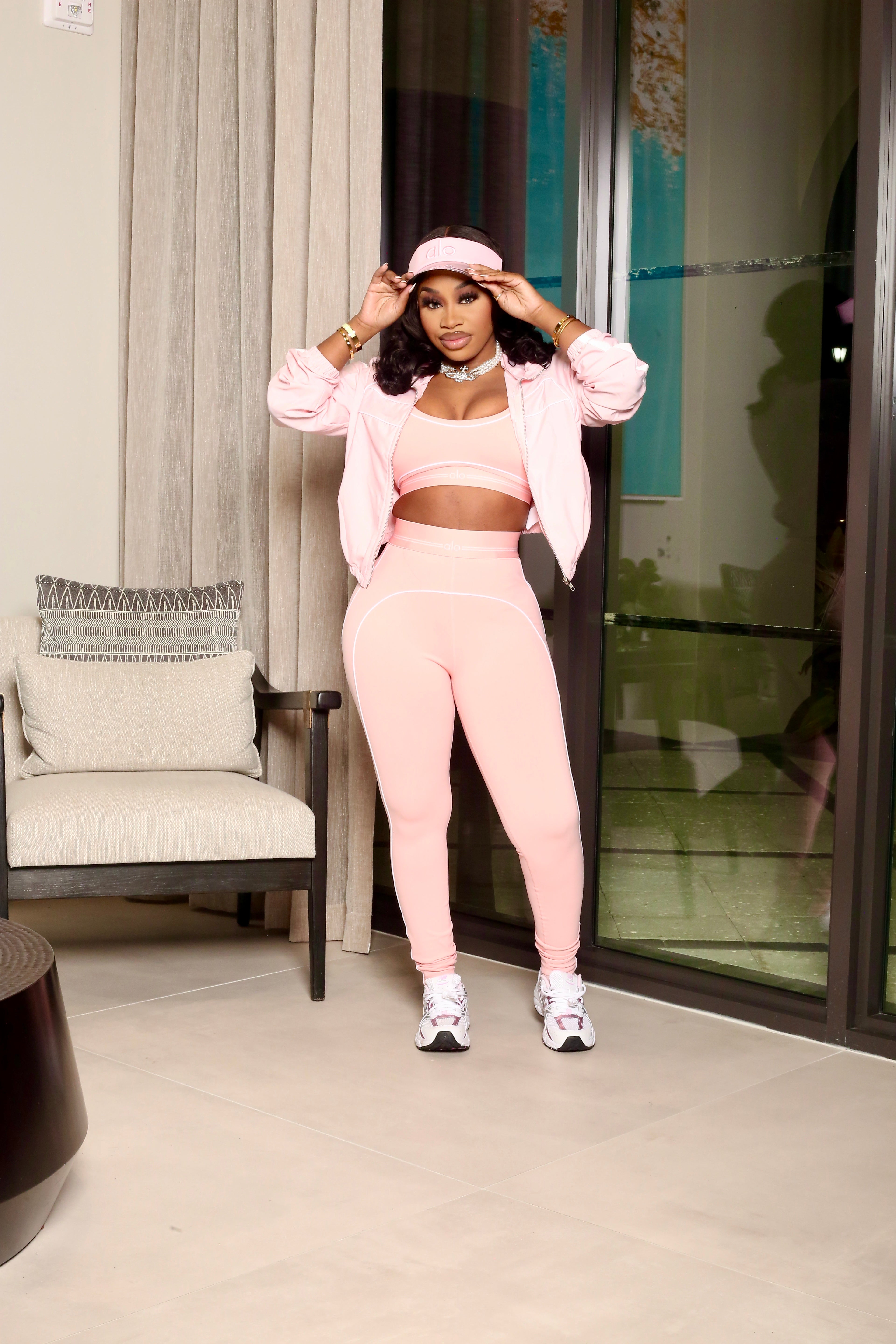 Doll Motion Three-Piece Set Pink