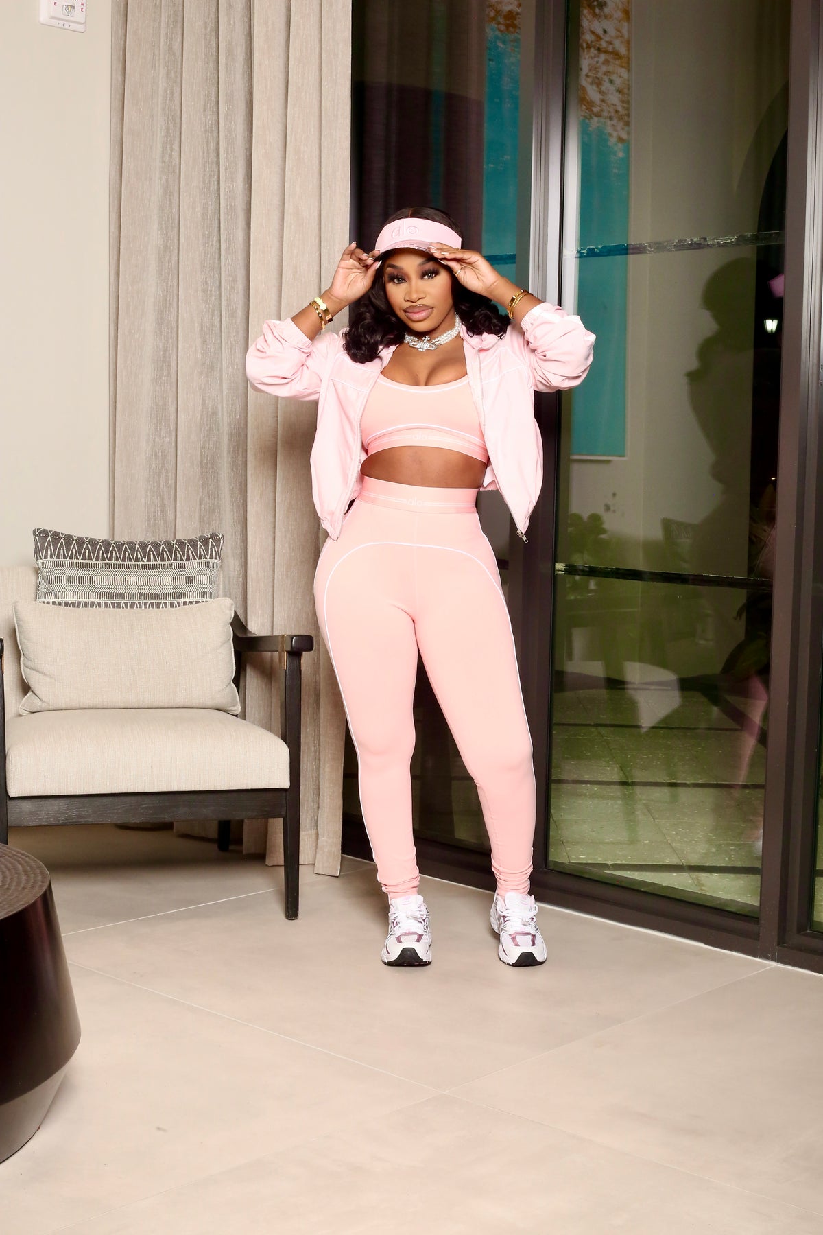 Doll Motion Three-Piece Set Pink