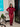 Midnight Lace Illusion Catsuit Red One size