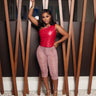 Rich Rebel Capri Set Red S