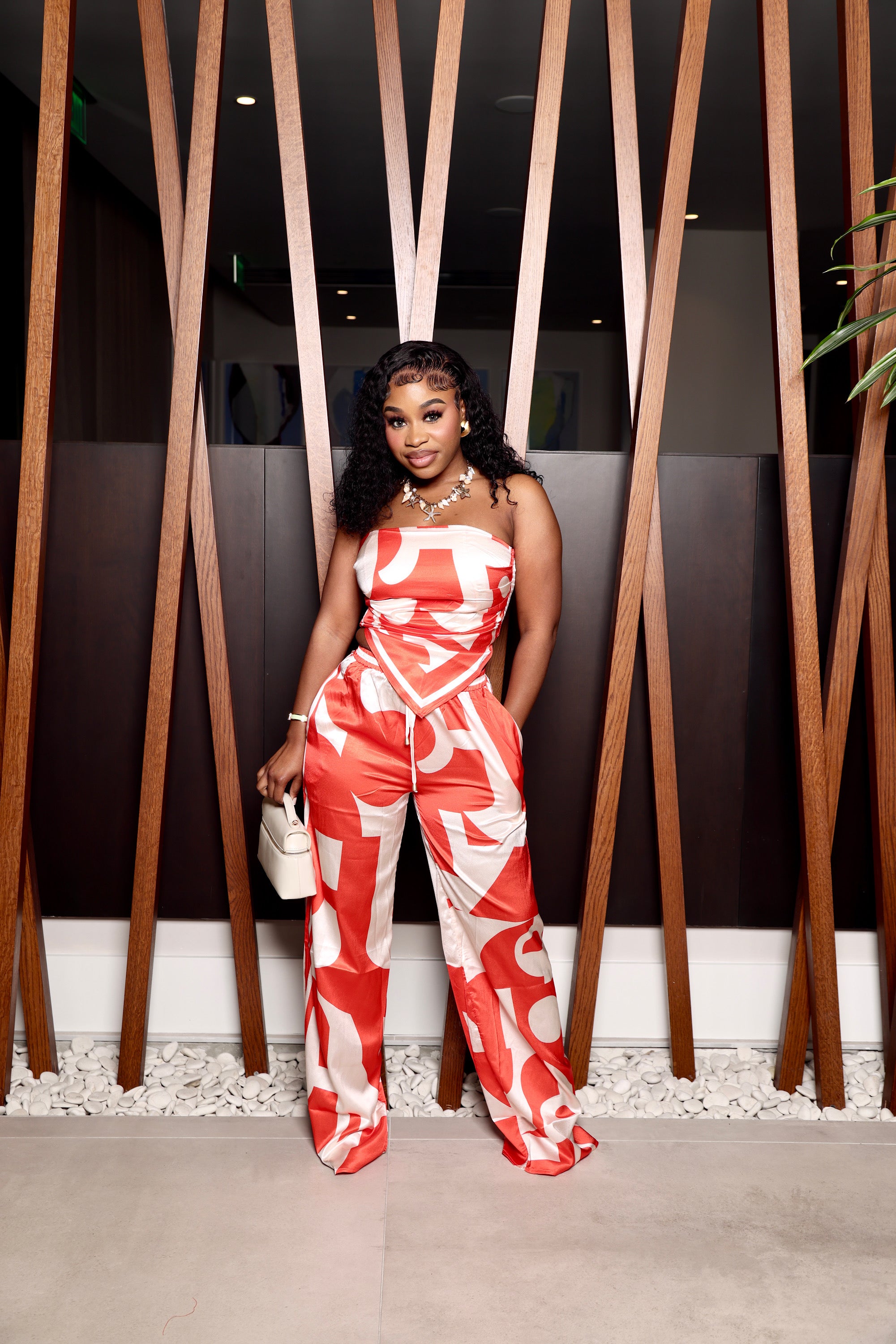 Sunset Statement Set Orange S