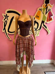 Mocha Muse Skirt Set