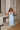 Goddess Drip Chain Maxi Dress Baby Blue S
