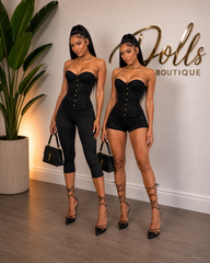 After Dark Corset Set- Shorts