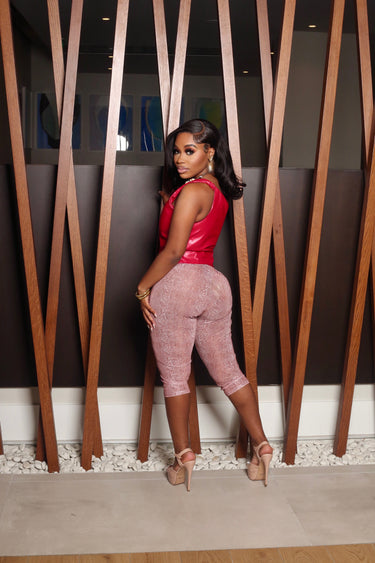 Rich Rebel Capri Set Red M