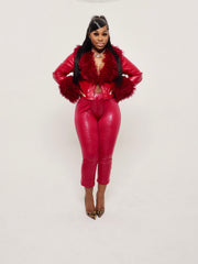 Rouge Ricci Fur Set
