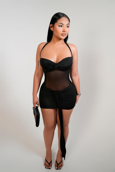 Midnight Muse Mesh Dress