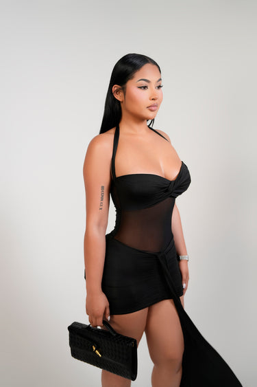 Midnight Muse Mesh Dress