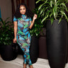Midnight Tropics Jumpsuit Blue L