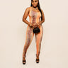 Citrus Serpent Snakeskin Set Orange S