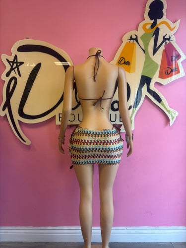 Ocean Treasure Crochet Skirt Set
