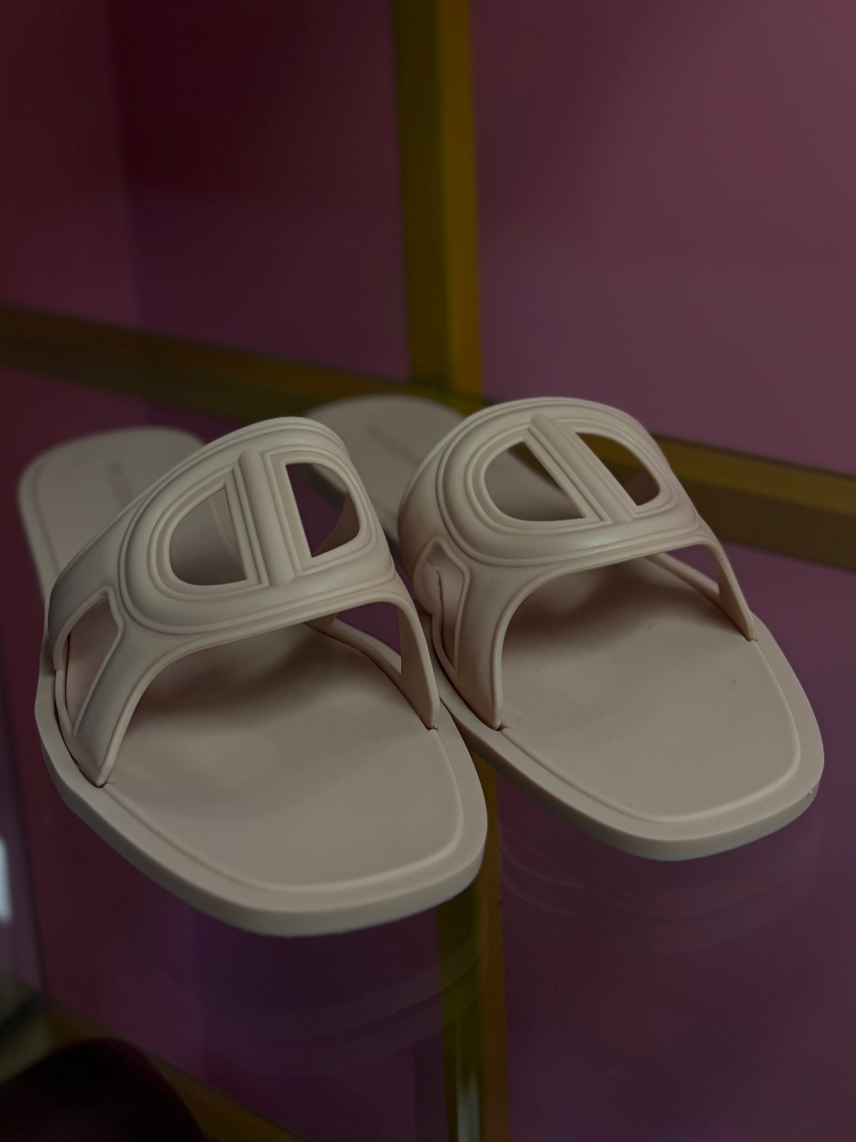 Doll Ease Slides Beige