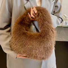 Mink Faux Fur Mini Bag
