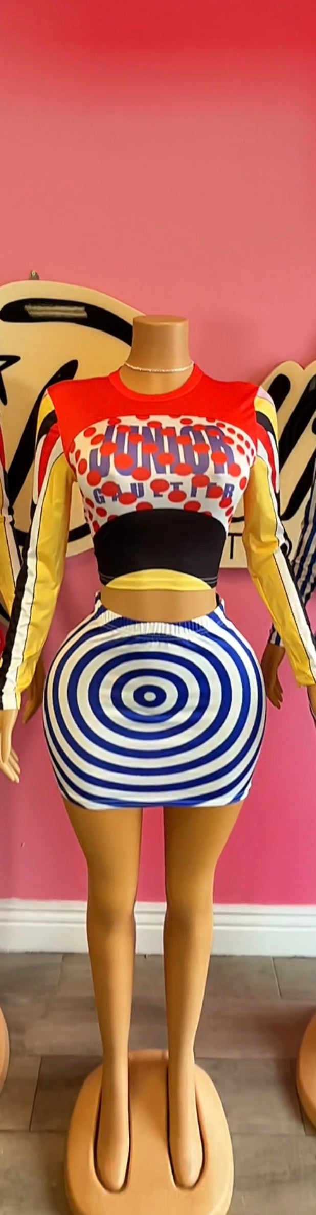 Pop Art Muse Skirt Set