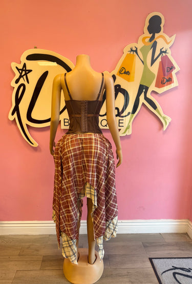 Mocha Muse Skirt Set