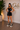 Midnight Saint Mini Dress-BLACK