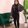 Crop Puffer (Black)