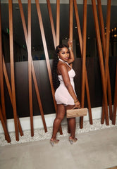 Blush Allure Mini Dress