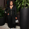 Elite Sculpt Zip Set Black
