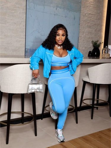 Sky Flex Active Set Blue