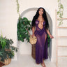 Cut Ties Purple Maxi Dress